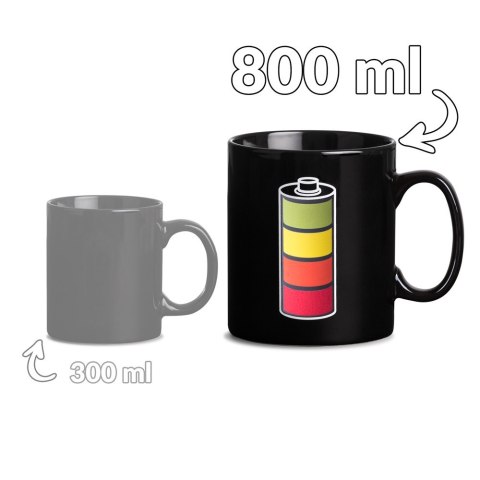 Gigantyczny Kubek Bateria prezent Dzień Mamy Taty