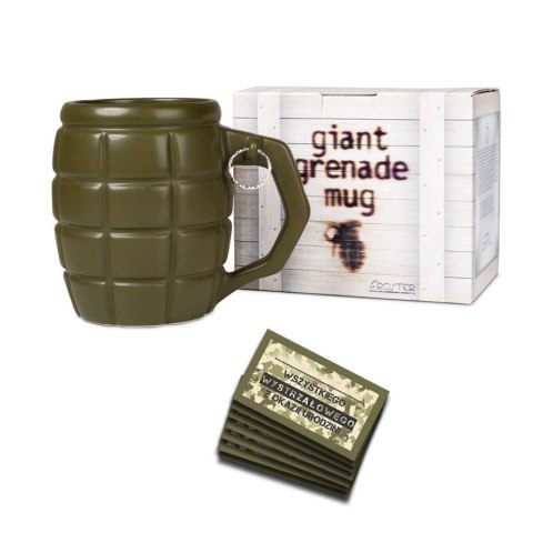 Gigantyczny Kubek Granat Zielony do piwa duży