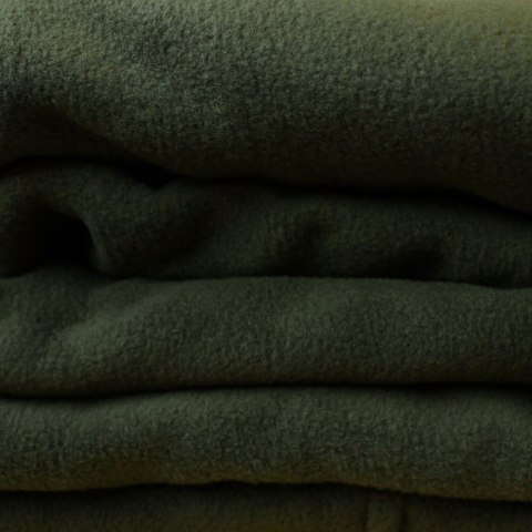 Kocyko - Szlafrok Oliwkowy ciepły koc z rękawami