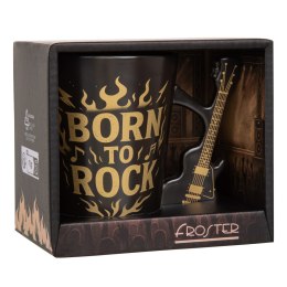 Kubek Gitara Elektryczna - Single Cut Style - czarny matowy rockowy