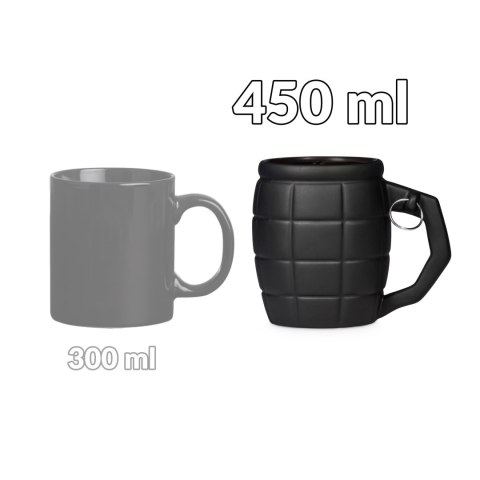 Kubek Granat Czarny 450ml prezent Dzień Chłopaka