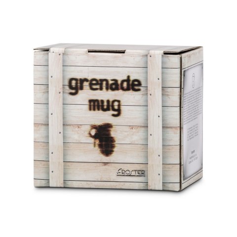 Kubek Granat Czarny 450ml prezent Dzień Chłopaka