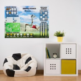 Plakat Zdrapka Piłkarza Sprintigo - prezent dla małego piłkarza, chłopca