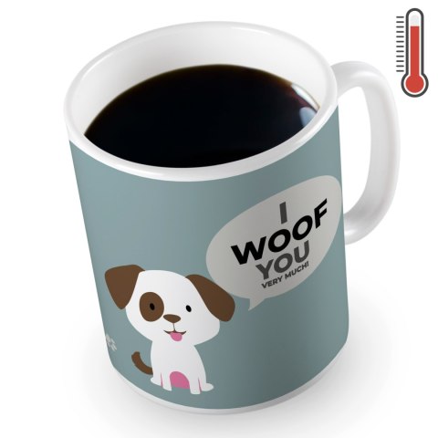 Zaskakujący kubeczek Piesek zmieniający kolor woof