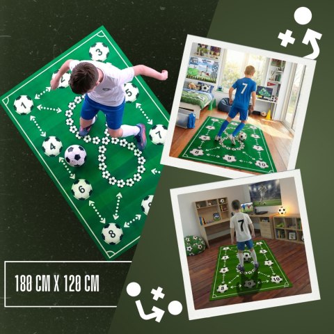 Zestaw Młodego Piłkarza - Mata Sprintigo ProMat 180x120 i Zdrapka Piłkarza