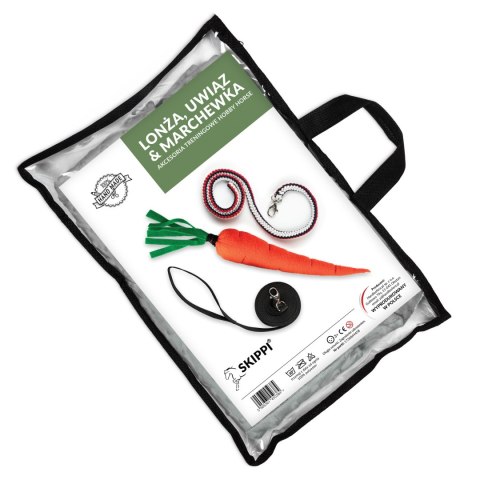 Lonża uwiąz i marchewka Skippi - akcesoria treningowe dla Hobby Horse