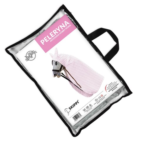 Peleryna Skippi dla Hobby Horse - różowa - uniwersalny rozmiar A3 A4