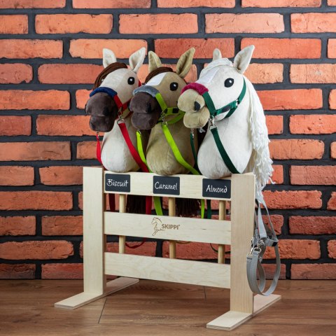 Skippi Hobby Horse z kantarem - Biszkopt - A3 HH - prezent na dzień dziecka