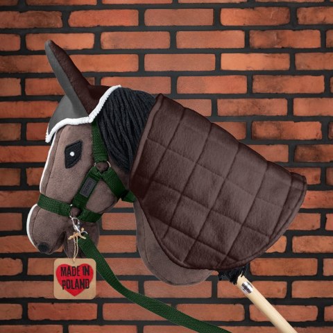 Skippi Kantar dla Hobby Horse - wodze, 2 wymienne futerka - ciemny zielony