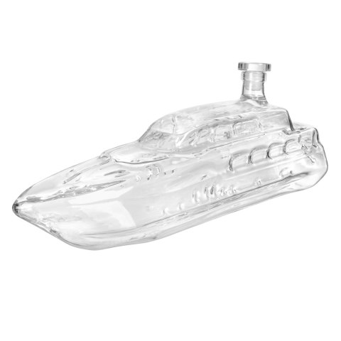 Karafka Yacht 1L - akcesoria do whisky - w kształcie luksusowego jacht -u