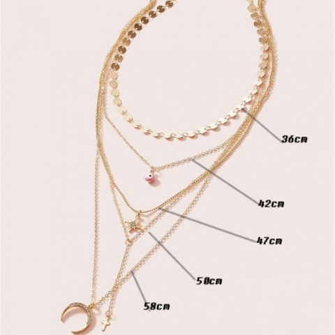 Długi naszyjnik multi N759