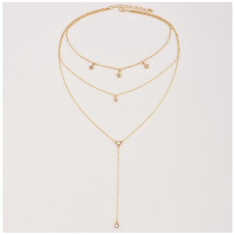 Długi naszyjnik multi delikatny gwiazdki N750