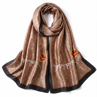 Elegancki szal damski chusta Szyfon 180x90 cm SZAL41WZ5