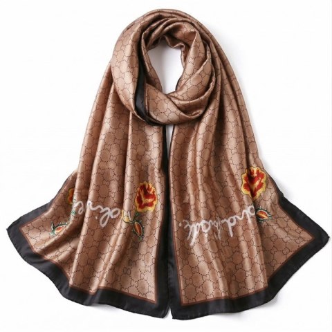 Elegancki szal damski chusta Szyfon 180x90 cm SZAL41WZ5