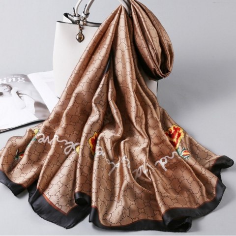 Elegancki szal damski chusta Szyfon 180x90 cm SZAL41WZ5