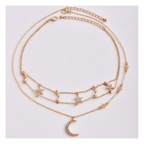 Naszyjnik choker delikatny 2W1 N749