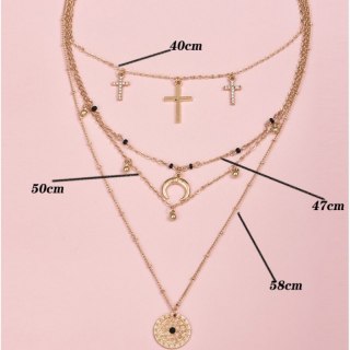 Naszyjnik delikatny multi N743