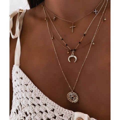 Naszyjnik delikatny multi N743