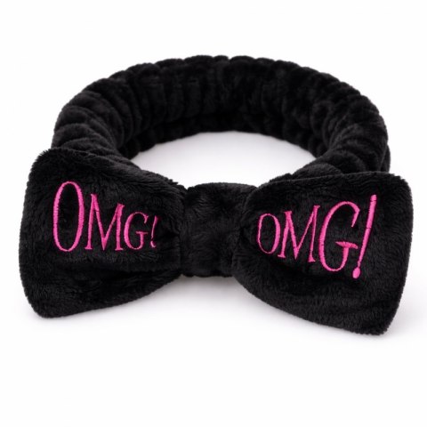 Opaska kosmetyczna uszka ozdobna czarna O229WZ2