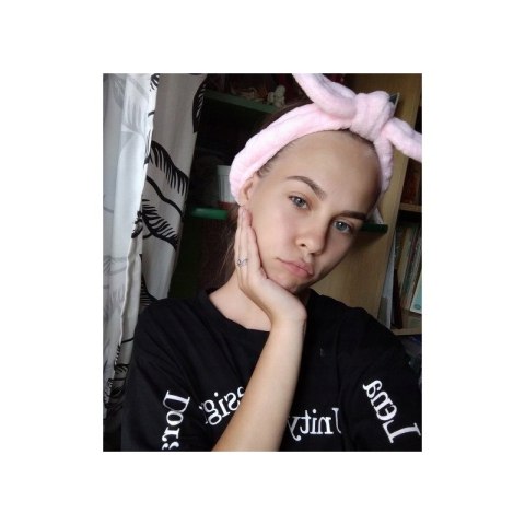 Opaska kosmetyczna uszka renifera ozdobna, beżowa z brązem O378K