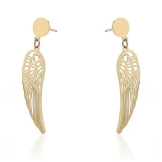 Kolczyki ze stali chirurgicznej pozłacane sztyfty KST2064