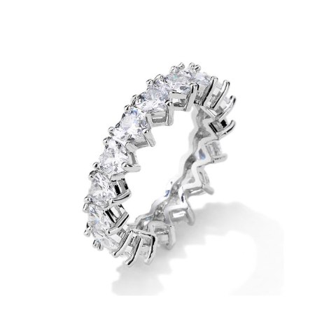 Pierścionek cyrkonie stal chirurgiczna platerowana złotem PST866, Rozmiar pierścionków: US6 EU11