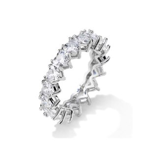 Pierścionek cyrkonie stal chirurgiczna platerowana złotem PST866, Rozmiar pierścionków: US9 EU20