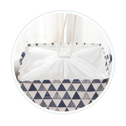 Pojemnik na zabawki kosz, worek na pranie ze ściągaczem 50x40x50 cm OR52WZ11