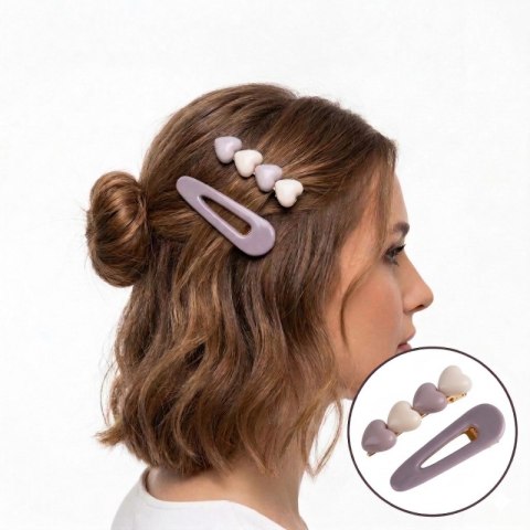 Zestaw 2 sztuk Opalizujących Spinek do włosów SP267
