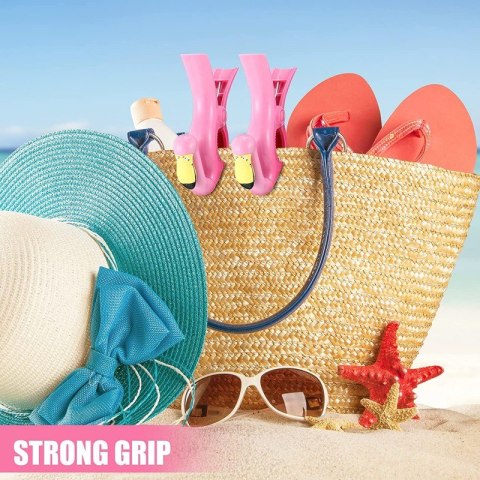 Klamra do trzymania ręczników Spinka 12 cm na plaże OKULARY KLP08 2 szt