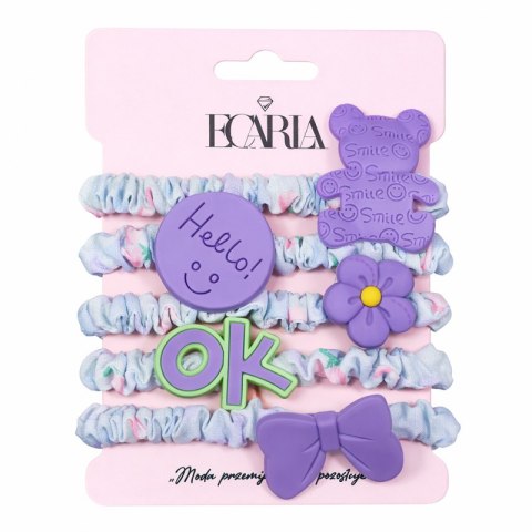 Zestaw frotek gumek 5w1 na plakietce Sweet GUM126