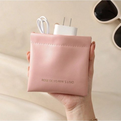 Organizer na wkładki higieniczne, elegancka saszetka do torebki, ekoskóra ORM34R