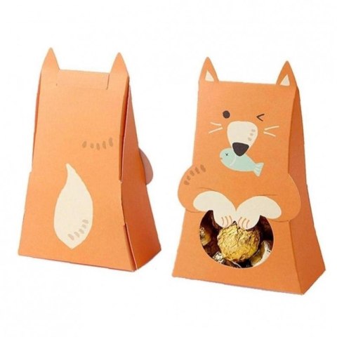 Pudełko PREZENTOWE ozdobne w kształcie Niedźwiadka 1 szt. 10x5x16,5cm OPO42POM