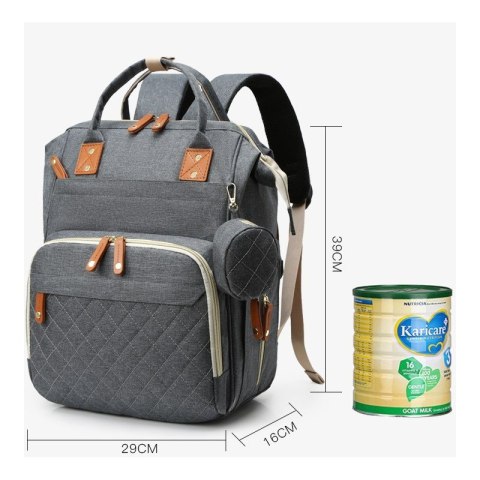 Torba, organizer do wózka plecak z saszetką dla mamy granatowy PLM23GRAN