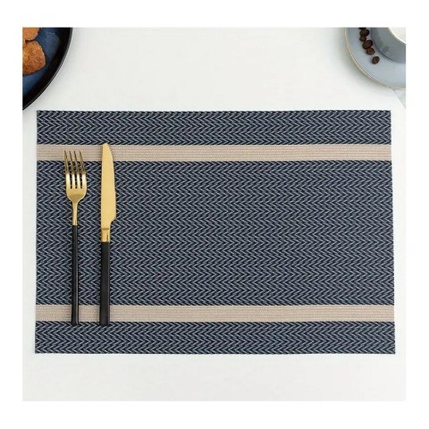 Wodoodporna podkładka na stół 30x45 cm prostokątna granatowa MP40