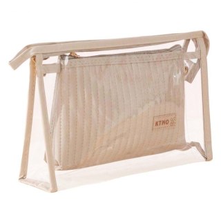 Zestaw kosmetyczek 2w1 Krem transparentna KS102WZ1