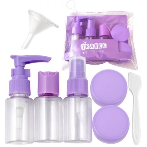 Zestaw pojemniczków i akcesoriów podróżnych 7w1 KS122FIO