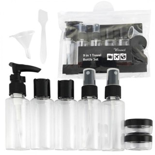 Zestaw pojemniczków i akcesoriów podróżnych 9w1 KS136CZ