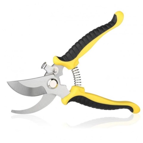 Nożyce ogrodowe do przycinania roślin, sekator ogrodowy żółty KU02