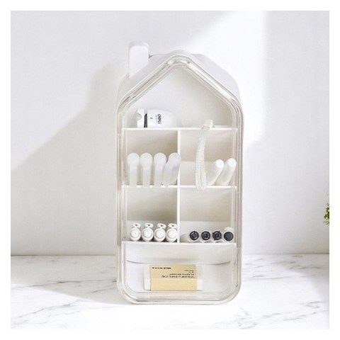 Organizer biurowy, przybornik z przegródkami, domek 11 x 11 x 21,6cm CB72