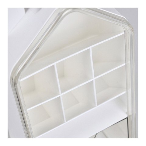 Organizer biurowy, przybornik z przegródkami, domek 11 x 11 x 21,6cm CB72