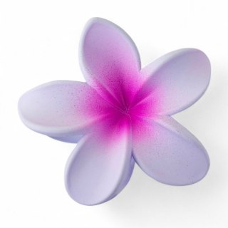 Spinka do włosów klamra XL kwiat OMBRE matowa fioletowa 7,5 x 7,5cm SP383