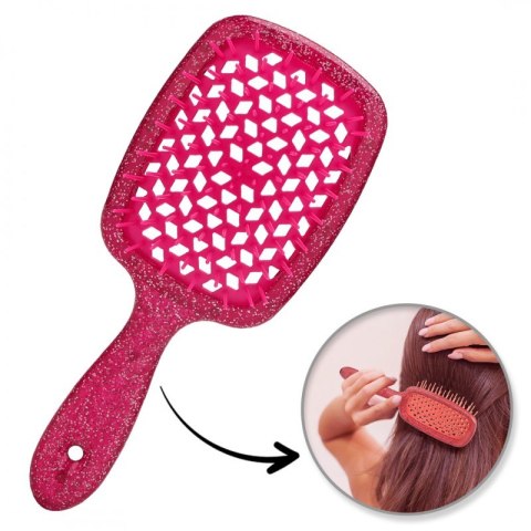 Szczotka do rozczesywania włosów, do suszenia, do masażu, SCZ17CR