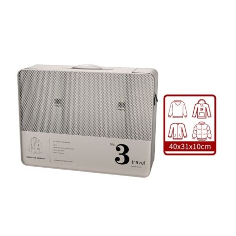 Zestaw podróżny 7 szt kosmetyczek saszetek organizerów czarnych KS142CZ