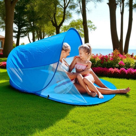 Namiot plażowy, przewiewny parawan, składany w pokrowcu 200x120cm AR15N