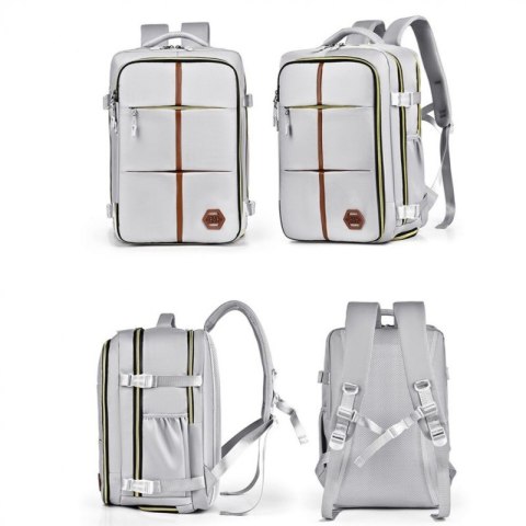 Plecak podróżny, kabinowy do samolotu, wodoodporny, 42x28x21cm PL180