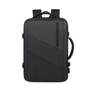 Plecak podróżny, kabinowy do samolotu, wodoodporny, wejście USB 42x28x21cm PL182
