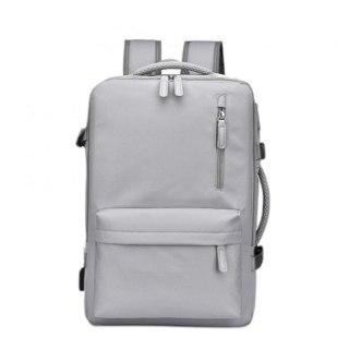 Plecak podróżny, kabinowy do samolotu, wodoodporny z USB, 44x30x16/26cm PL176