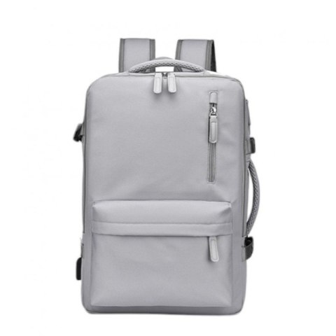 Plecak podróżny, kabinowy do samolotu, wodoodporny z USB, 44x30x16/26cm PL176