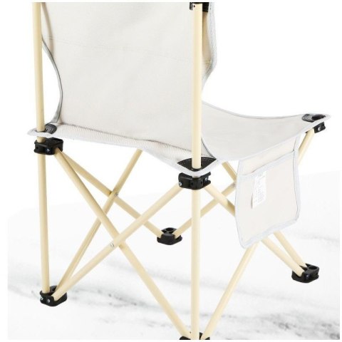 Składane krzesło turystyczne, kempingowe, wędkarskie z kieszonką KRT12K